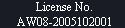 license